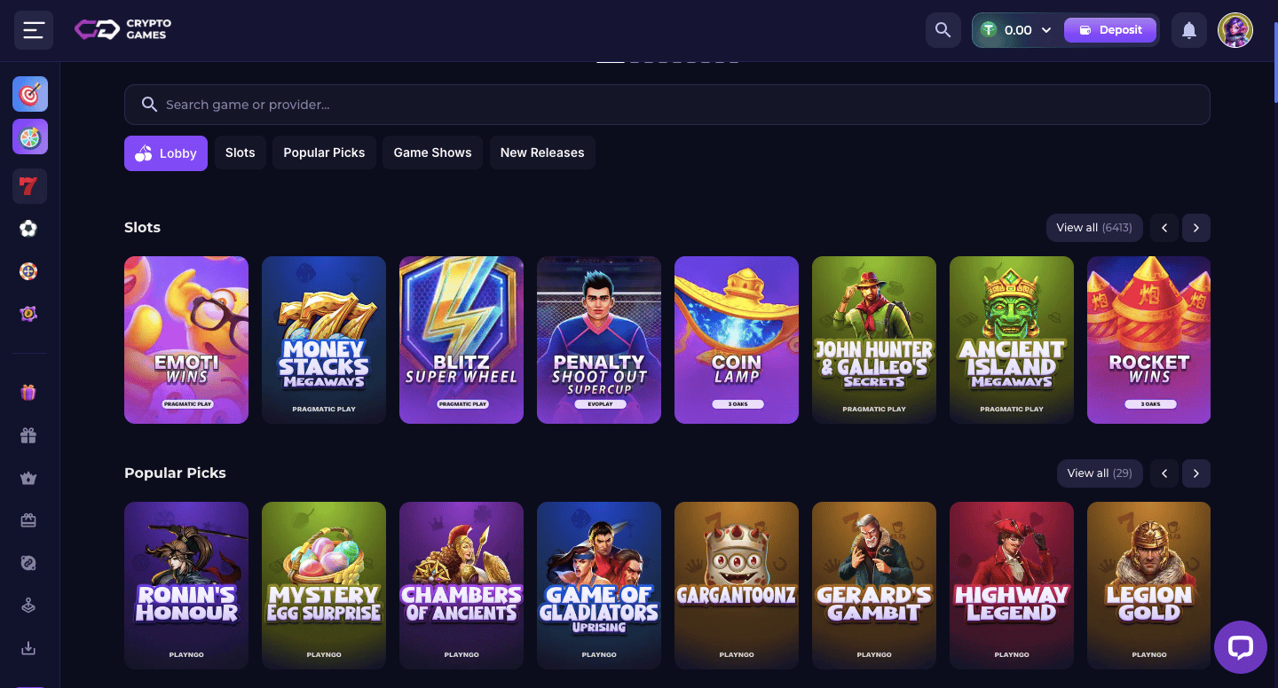 Crypto-Game.io Review Casino